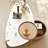 Simple Creative Rotating Rock Slab Coffee Table