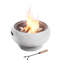 Round Concrete Wood Burning Smokeless