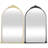 Amelita Arch Wall Mirror-1844042081