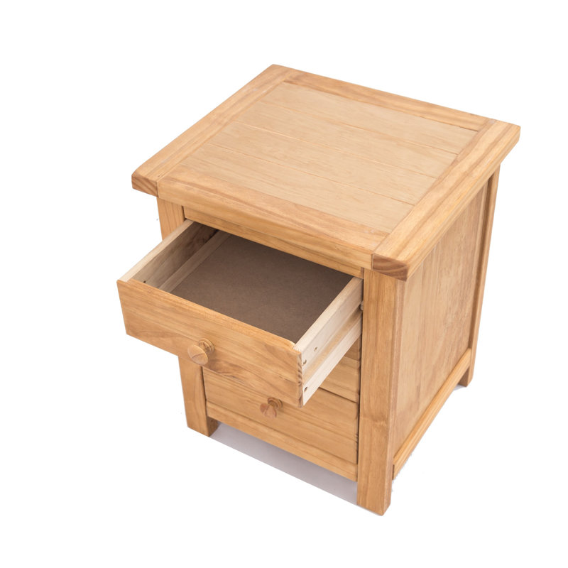 Ian 45cm W Plywood / Laminate Board Bedside Table