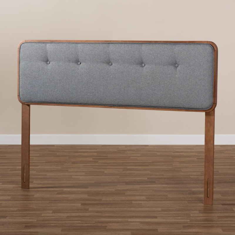 Anisa Upholstered Headboard, Full, Dark Gray