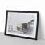 The West Pier on Brighton Beach in Abstract - Picture Frame Graphic Art Print-55769257-55769262