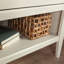 Table de chevet, finition blanche
