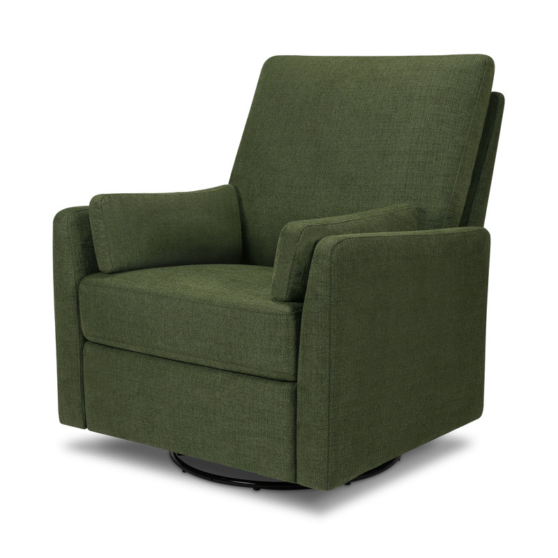 Fauteuil inclinable pivotant Ethan en tissu performant, Vert
