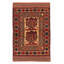 Tapis tadjik brun clair 3 pi 9 po x 6 pi 1 po