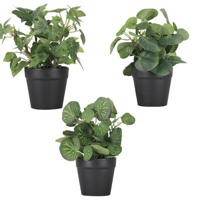 Artificial Green Plant Combo Set