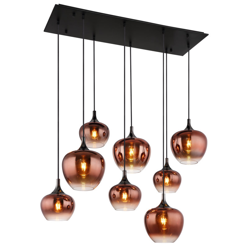 Isabelle 8 - Light Pendant, Copper-coloured