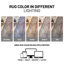 Tapis multicolore tissé à plat à la machine Alice-947384624