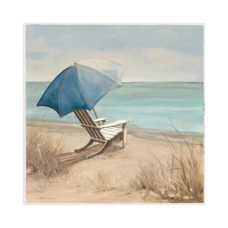 Summer Vacation I by Carol Robinson - Painting on Canvas, Wrapped Canvas, 45.72 cm H x 45.72 cm W x 1.91 cm D