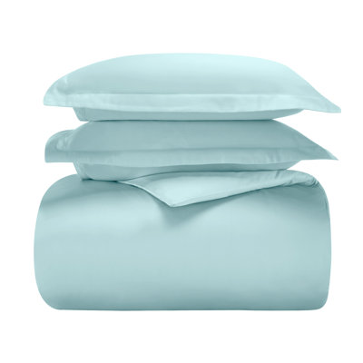 Aniello Cotton Blend 600 Thread Count Solid Duvet Cover Set