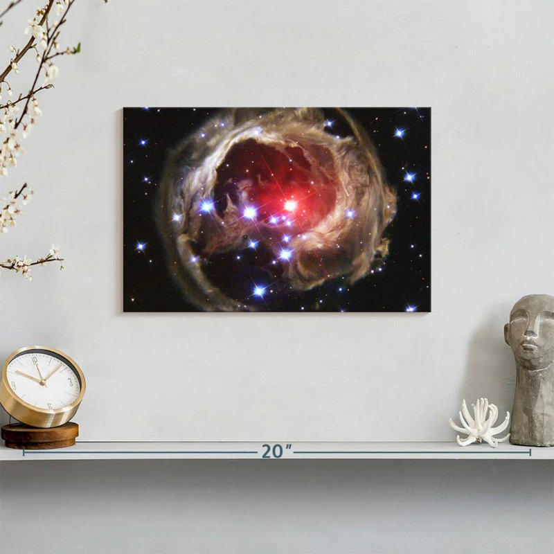 Oberle Crab Nebula, 8" H x 12" W