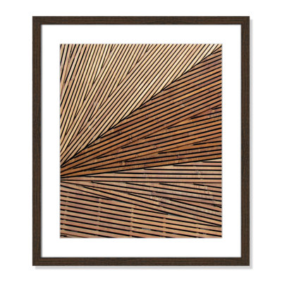 Fayette "Geometric Wood Panel 1" Print