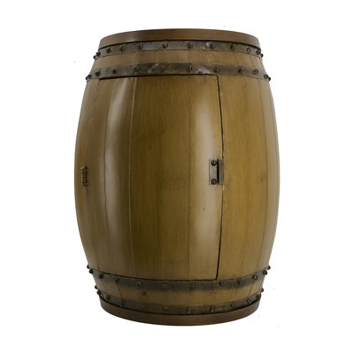 Barrel Dum Accent Table - 20.5x20.5x24"