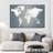 World Map Masterpiece III Canvas Print-1350160615