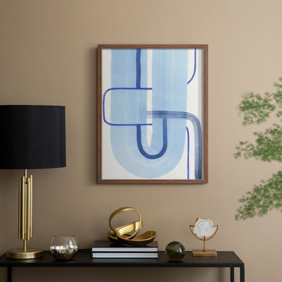 Sky Spouts II Framed Print - Solid Wood
