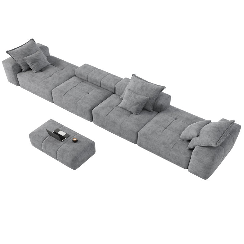Canapé modulaire surdimensionné Modern, Gris