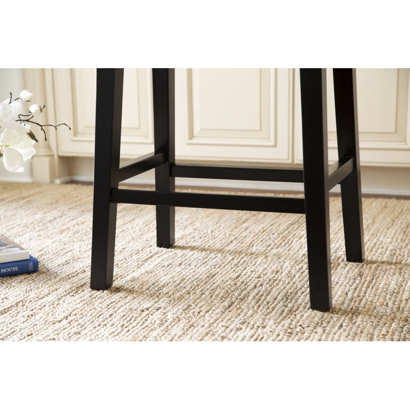 Tabouret de bar Oglethorpe, Noir, Tabouret de comptoir (assise de 26 po de hauteur)