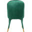 Chaise d'appoint rembourrée en velours Belle-319726429