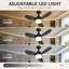 Ventilateur de plafond intelligent 24,4 po avec lumière DEL et télécommande-129777263