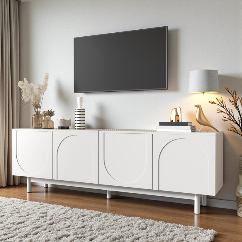 TV Stand for TVs up to 70", White