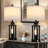 Cochranville 23.6" Dimmable Lantern Table Lamp Set with Night Light and USB Ports-1200995834-1200995835