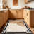 Marble Pattern Area Rug, Modern Abstract Veined Floor Carpet with Decorative Border, Soft Washable Low-Pile Rug for Living Room, Bedroom, Dining Room, Office-1670329135-1670685950
