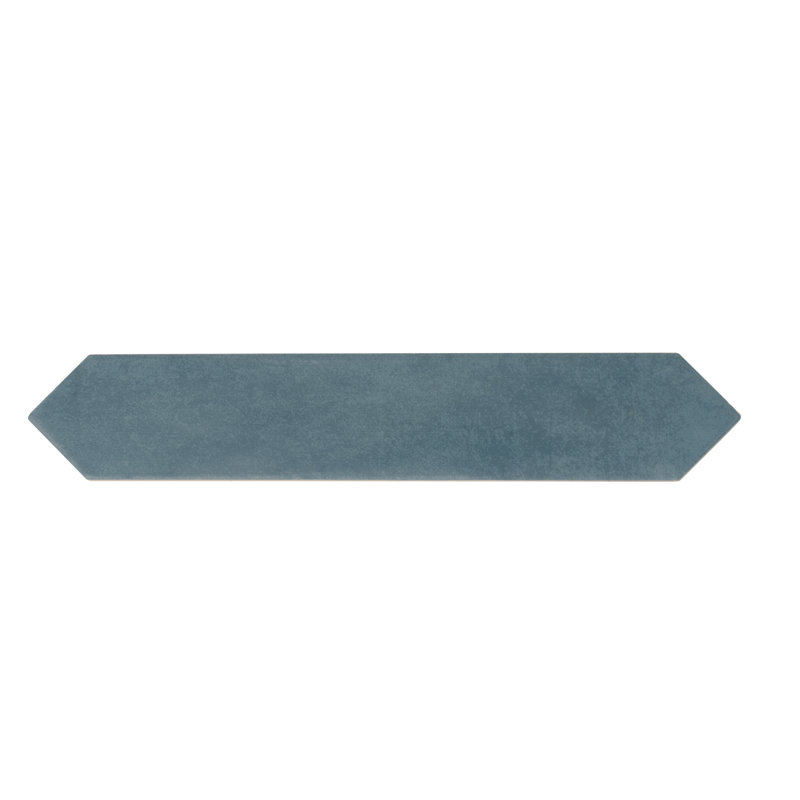 Festa 1.7'' W x 9.6'' L Ceramic Singular Tile, Teal Blue