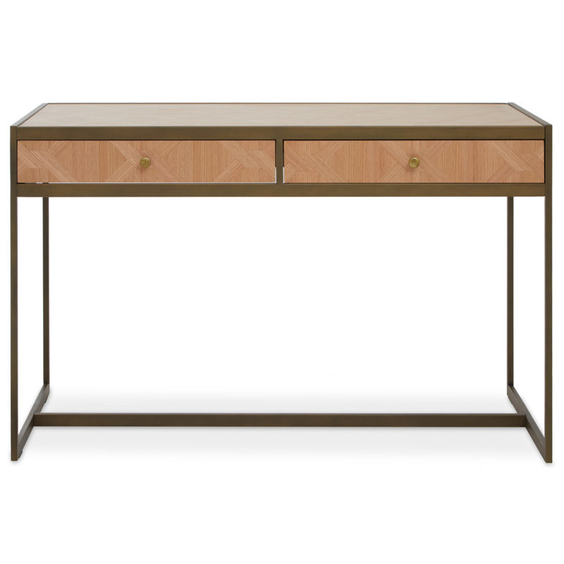 Hijinio Metal Base Writing Desk