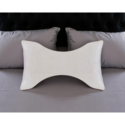 Oreiller ergonomique hypoallergénique en coton