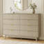 Ensemble de chambre à coucher 3 pièces (1 commode + 2 tables de chevet) (ensemble de 3)-699584123