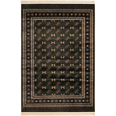 Tapis traditionnel Hinshaw vert foncé