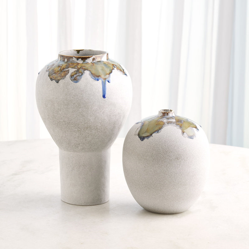 Ceramic / Porcelain Table Vase, Overall Height-  14"