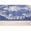 Tapis oriental ivoire en laine noué à la main bleu Timmy-33694030