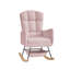 Fauteuil berçant rose