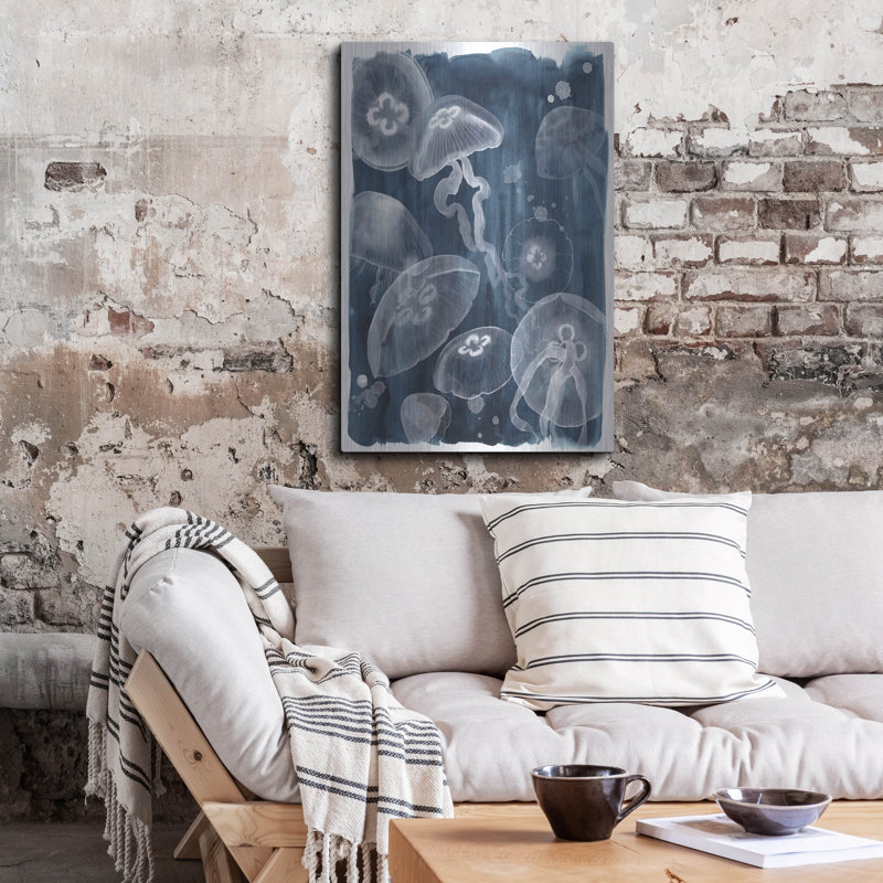 «Moon Jellies I» par Grace Popp, H 36 po x l 24 po
