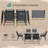 Jovannie Rectangular 6 - Person 55" Long Dining Set with Umbrella-1716973100
