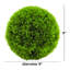 Boule de feuillage artificielle verte