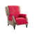 100 % polyester rouge