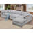 Weikko 143.2" Wide Upholstered Chaise Sectional-847957265