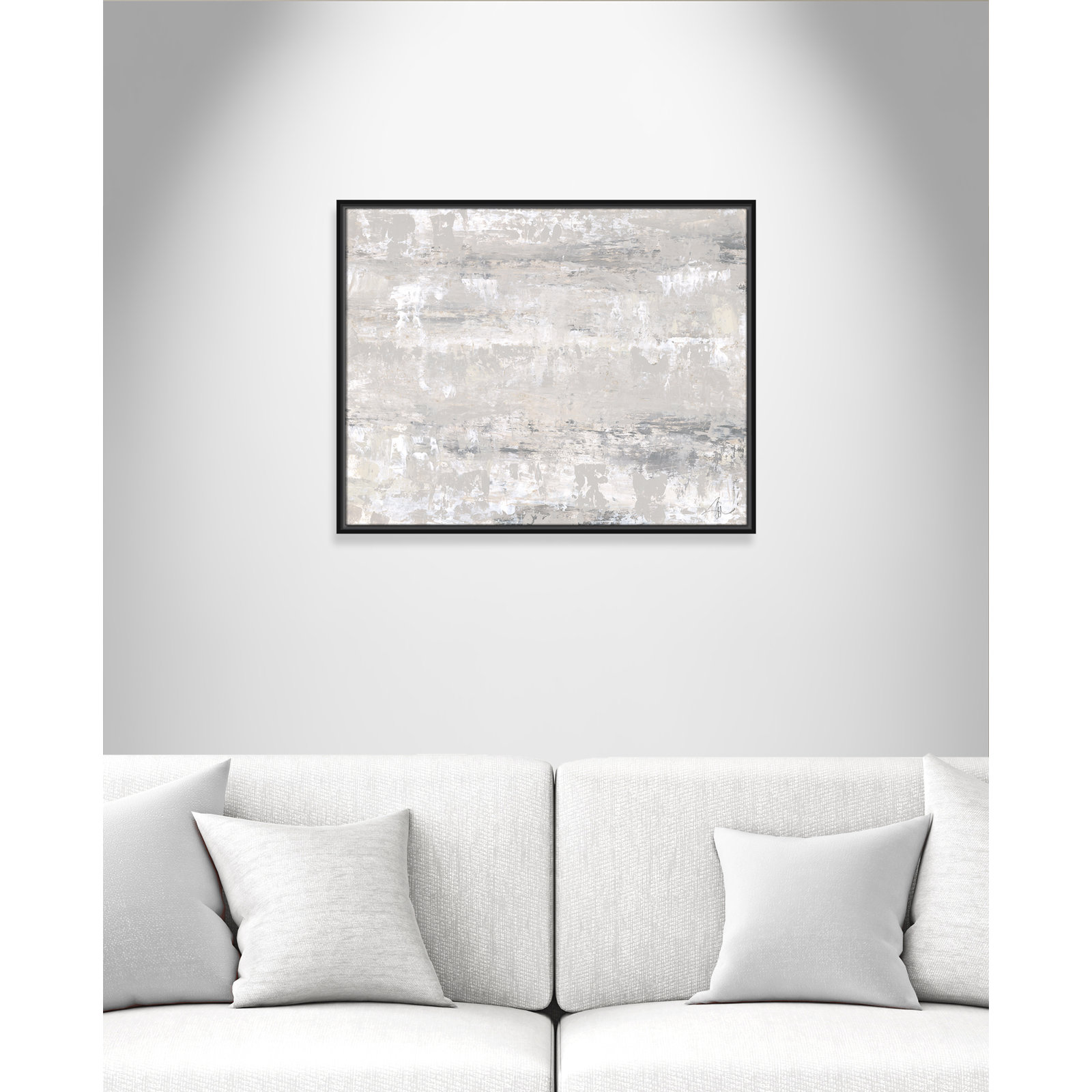 Desert Winds by Filippo Ioco - Print, Black Framed Canvas, 23.5" H x 29.5" W x 2" D
