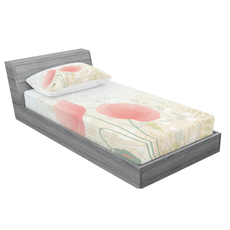 Microfiber Sheet Set, Twin XL Sheet Set with Fitted Sheet