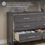 Commode double 6 tiroirs Layeska