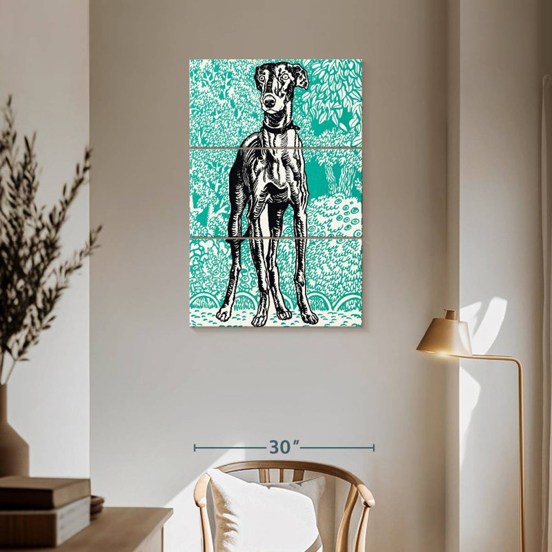 Brampt Greyhound I, 57" H x 36" W