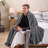 Plush Textured Microplush Fleece Blanket-111178049-111178050
