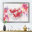 " Red Pair Of Vintage Sneakers " Painting Print