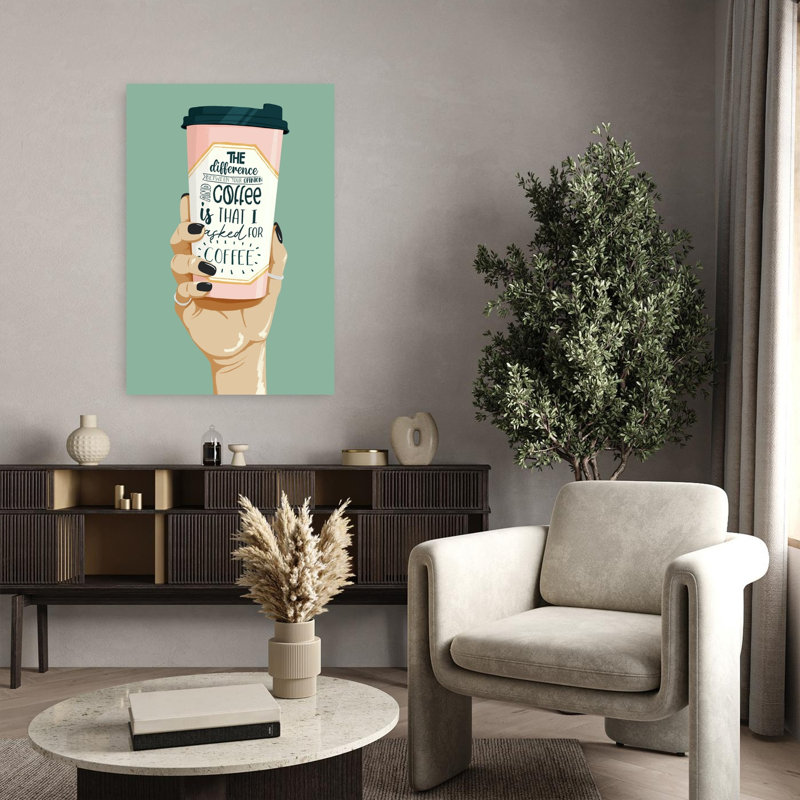 Art mural contemporain Sassy, H 36 po x l 24 po