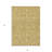 3' X 5' Geometric Washable Indoor Outdoor Area Rug