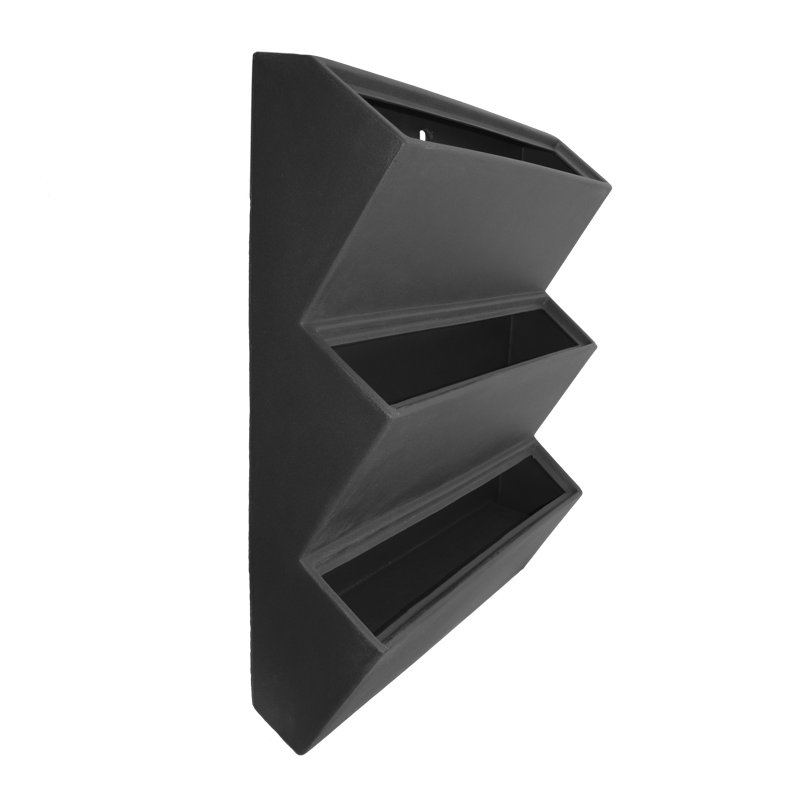 Kloie Wall Planter, Graphite