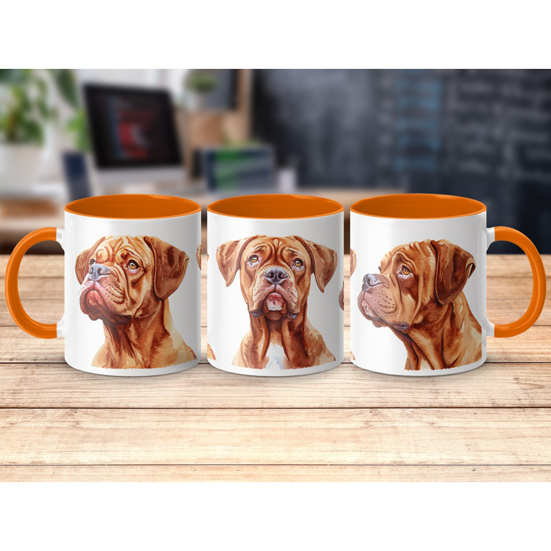Beautiful Dogue de Bordeaux Design 11oz Coffee Mug, 2