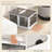 3 Stackable Storage Bins W/ Lids, Wheels, Collapsible, 18 Gal-1155484664